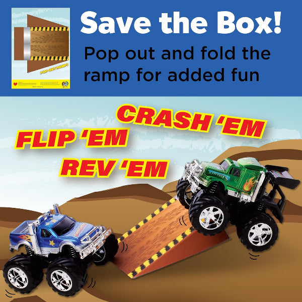 Monster Trucks: DIY Art Kit with Stickers