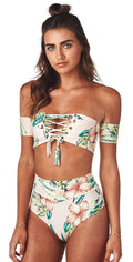 Montce Tommi Corset Top in Floral Print: