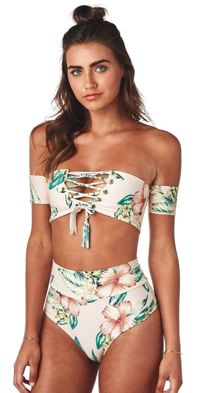 Montce Tommi Corset Top in Floral Print: