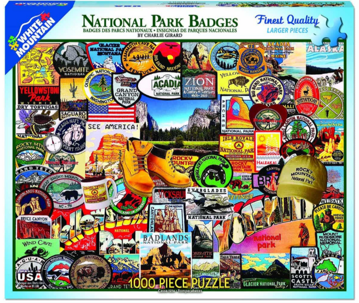 National Park Badges 1000 pc