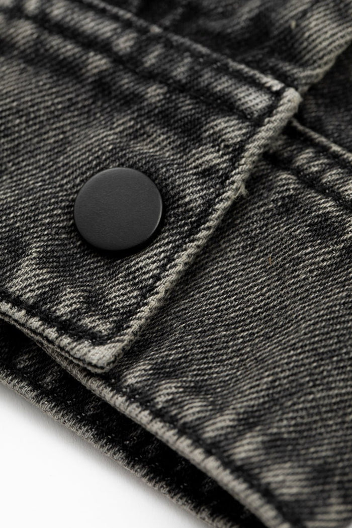 Novocaine // Frayed Hem Denim Jacket - Urban Monkey® - UM24A_DE_002_S