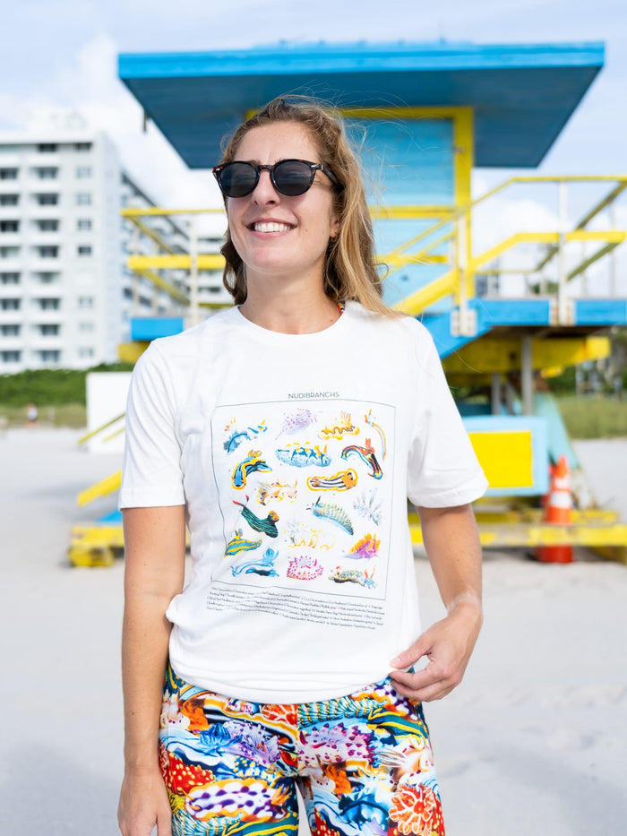 Model: Allyson is a coral biologist. She is 5'4", 145lbs, 34C, and is wearing a size M.