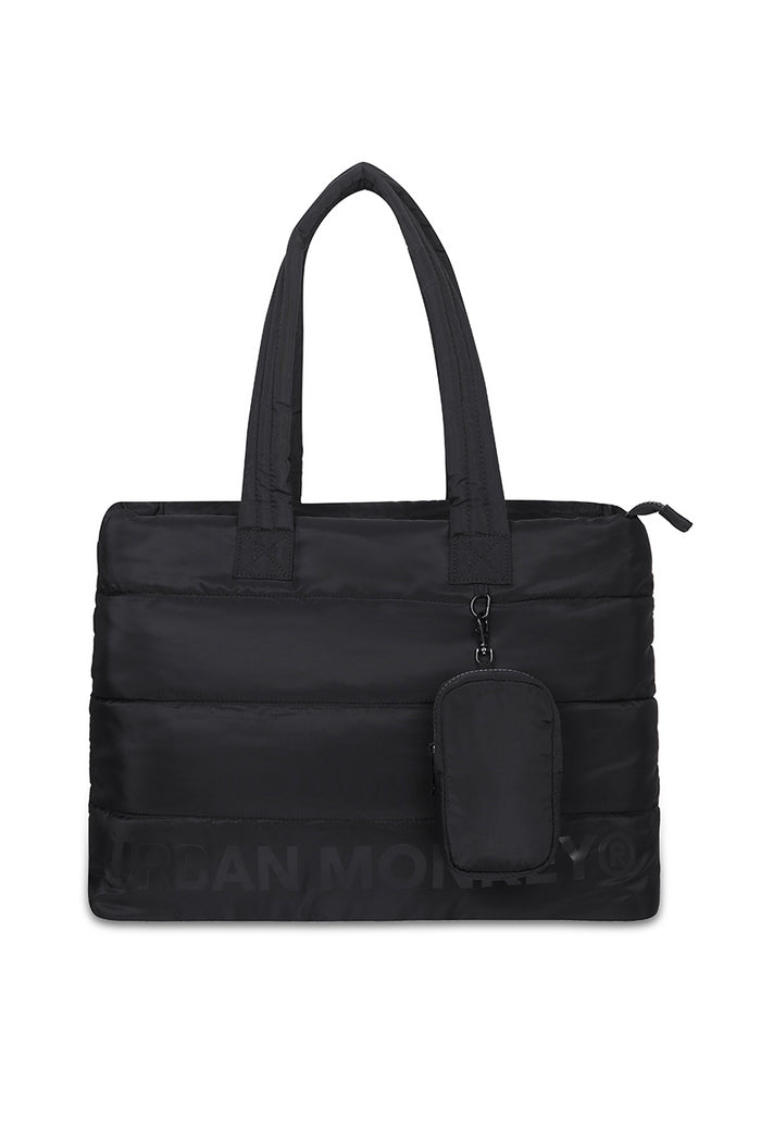 Pack of 2 Puffer bags // Black On Black Urban Monkey®