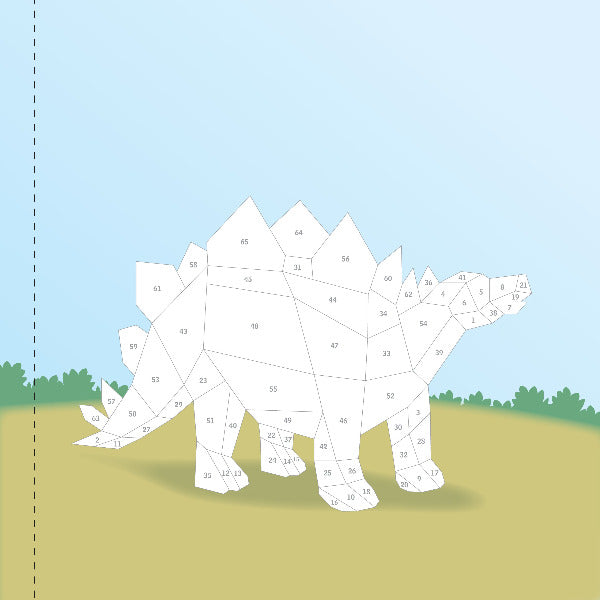 Paint By Sticker Kids Dinosaurs