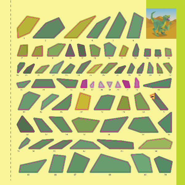 Paint By Sticker Kids Dinosaurs