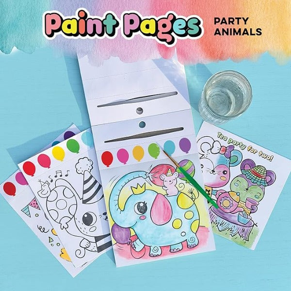 Paint Pages Party Animals