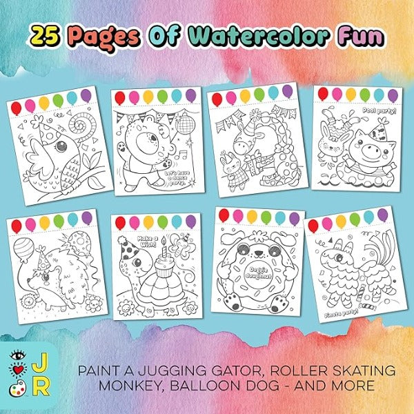 Paint Pages Party Animals