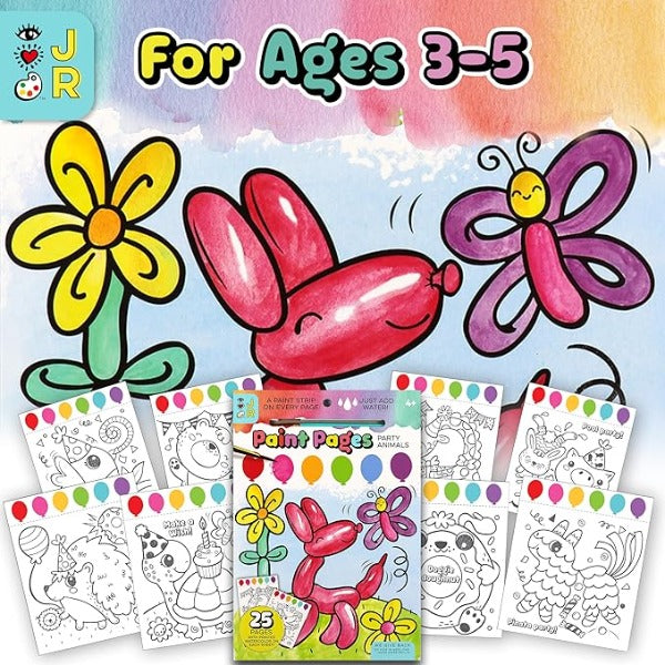 Paint Pages Party Animals