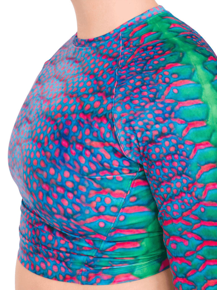 Parrotfish Protection Cropped Rashguard | UPF 50+ | Waterlust