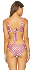 PilyQ Dot Basic Ruched Full Bottom DOT-211F: