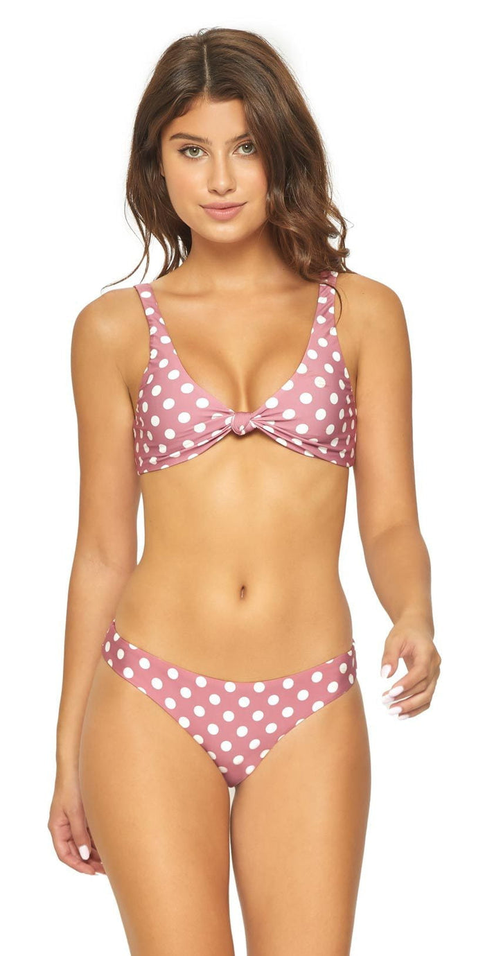 PilyQ Dot Basic Ruched Teeny Bottom DOT-211T: