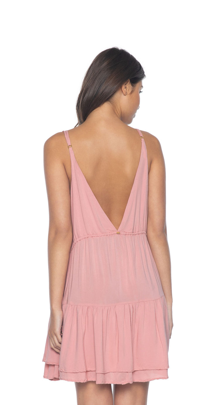 PilyQ Dusty Rose Jessa Dress  back