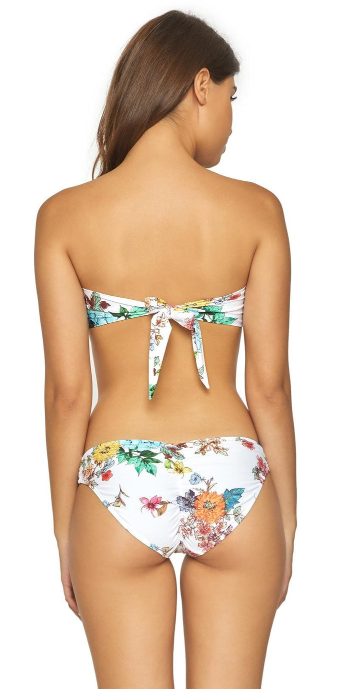 PilyQ Floral Basic Ruched Full Bottom WLD-211F: