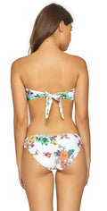 PilyQ Floral Basic Ruched Full Bottom WLD-211F: