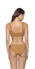 PilyQ Gold Pearl Full Hipster Bikini Bottom back