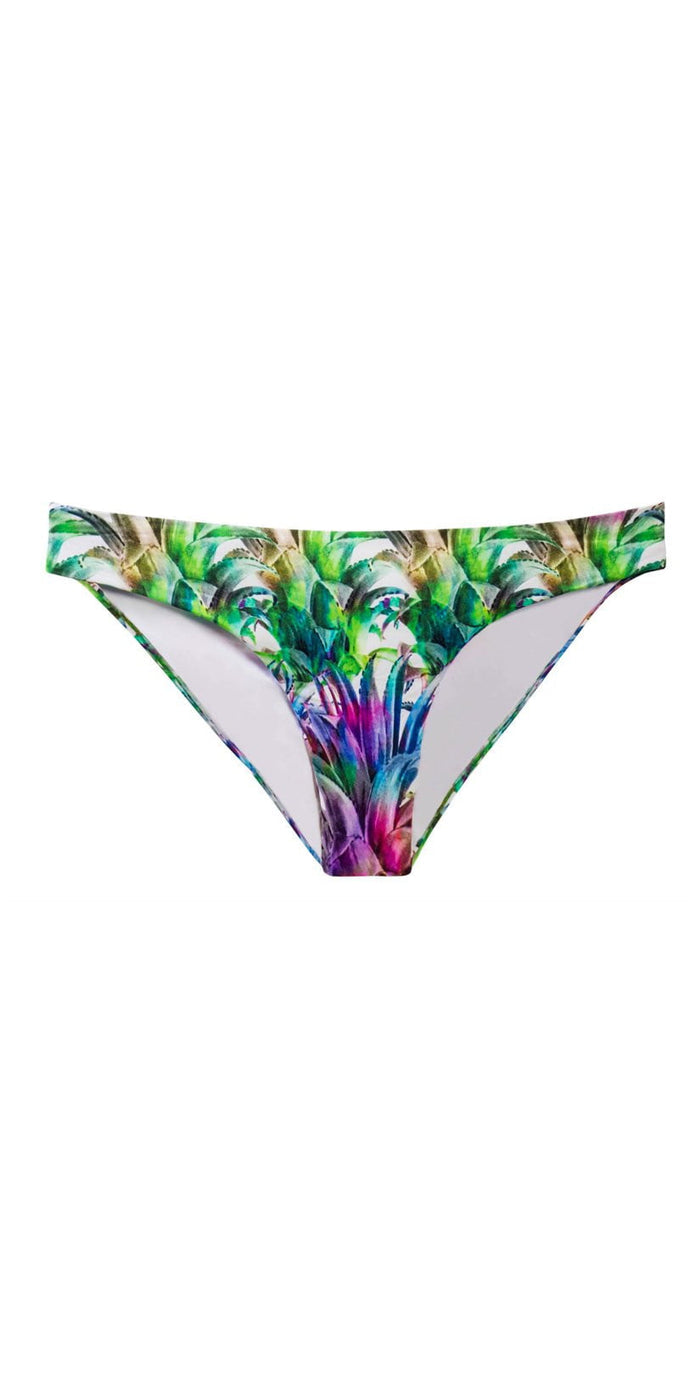 PilyQ Lanai Basic Ruched Full Cut Bottom LAN-211F: