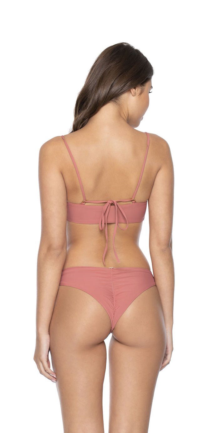 PilyQ Lotus Banded Ring Bralette back