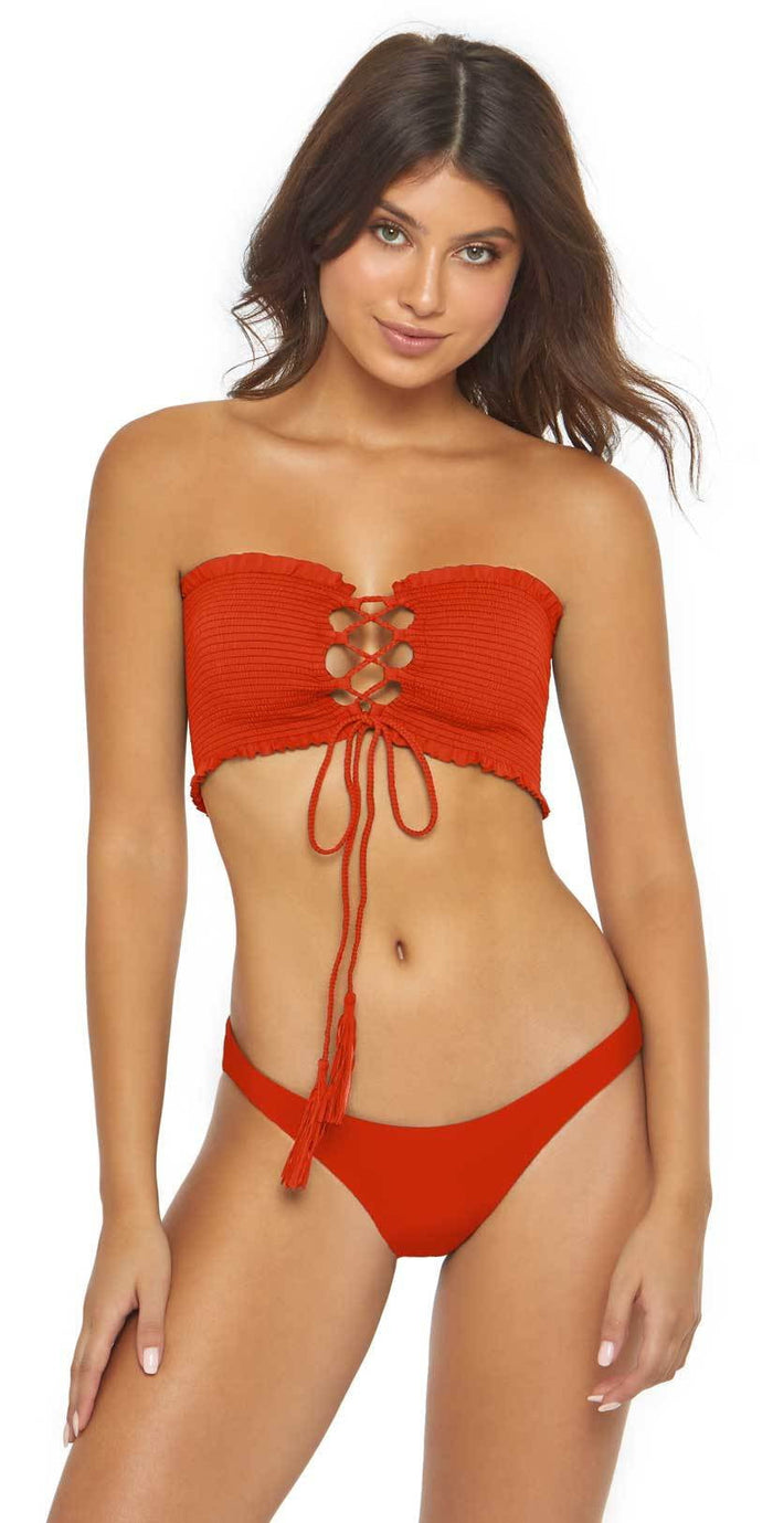 PilyQ Lust Basic Ruched Full Bottom LUS-211F: