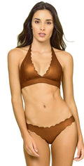 PilyQ Reversible Wave Full Cut Bottom in Copper: