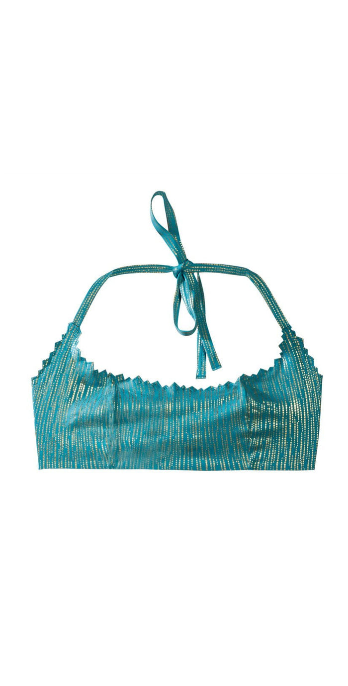 PilyQ Sea Shine Reversible Zig Zag Bikini Top SEA-157B: