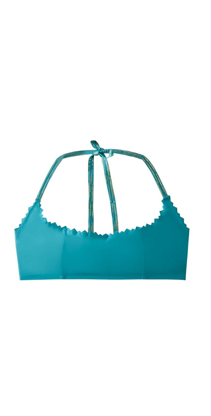 PilyQ Sea Shine Reversible Zig Zag Bikini Top SEA-157B: