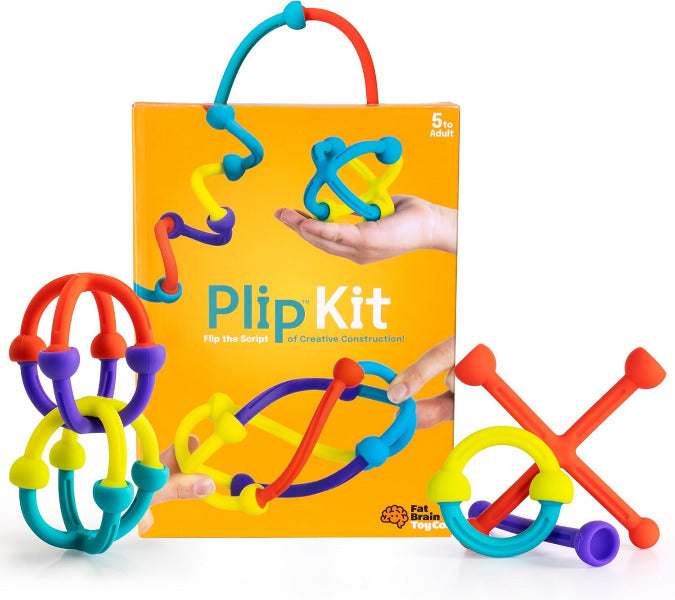 Colorful 'Plip Kit' toy set with packaging