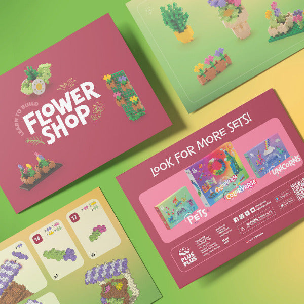 Plus-Plus Learn to Build Flower Shop
