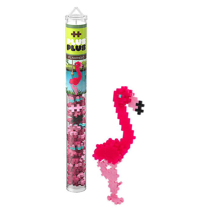 Plus-Plus Tube Flamingo