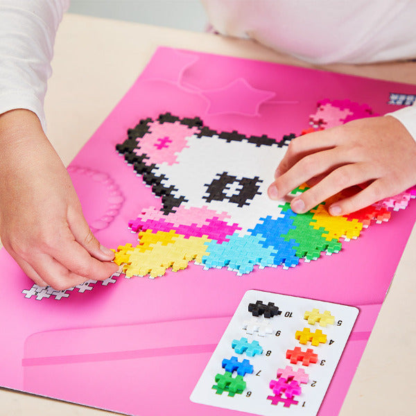 Plus-Plus Unicorn Puzzle by Number