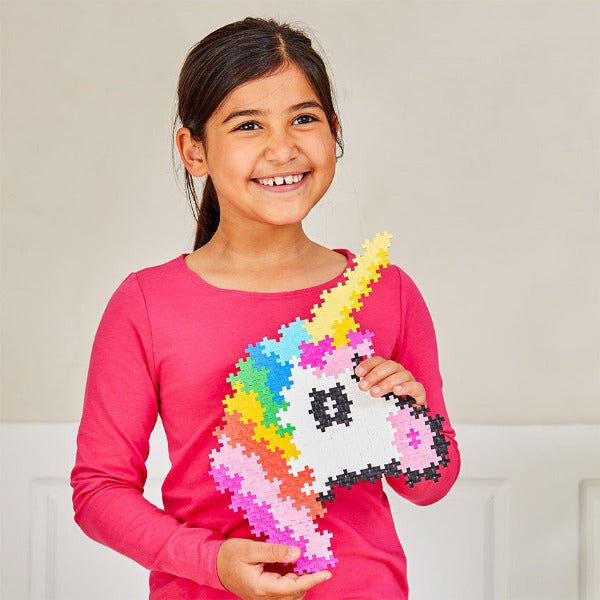 Plus-Plus Unicorn Puzzle by Number
