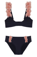 PQ Swim Petal Girls Bikini flat shot front