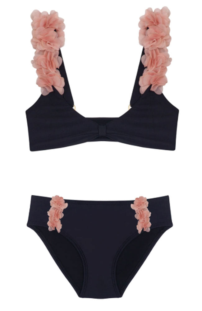 PQ Swim Petal Girls Bikini flat shot front
