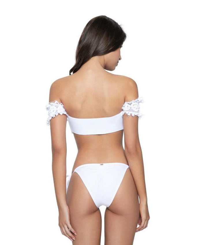 PQ Swim Water Lily Lace Tie Side Bottom