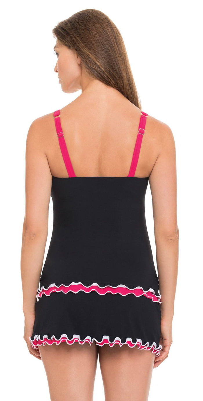 Profile by Gottex Coquette Underwire Tankini Top E852-1D18-001/E852-1E18-001: