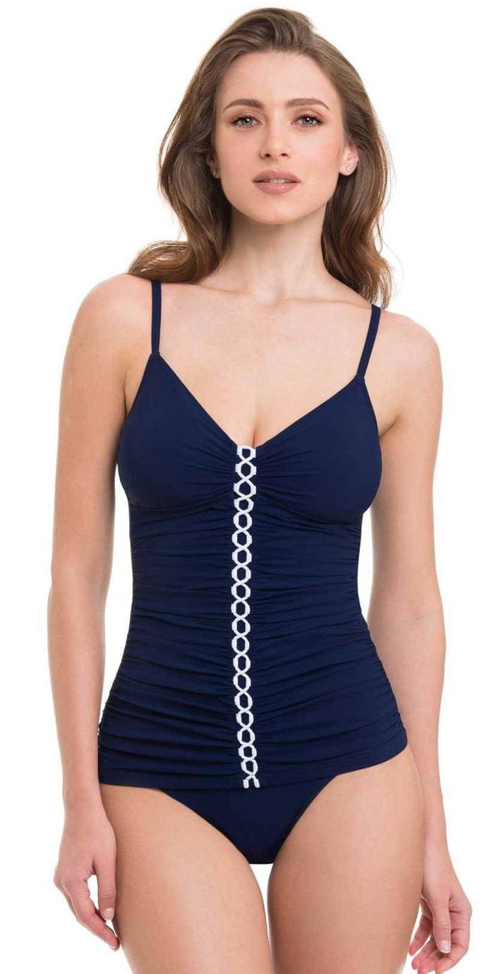 Profile by Gottex Harbor Island Tankini Top E832-1B11-410:
