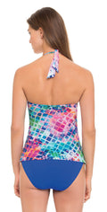 Profile by Gottex Song Bird Royal Blue Full Brief Bottom E837-1P54-421: