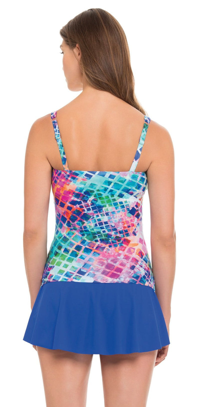 Profile by Gottex Song Bird Underwire Tankini Top E851-1D18/E851-1E18-080:
