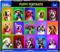 Puppy Portraits Puzzle