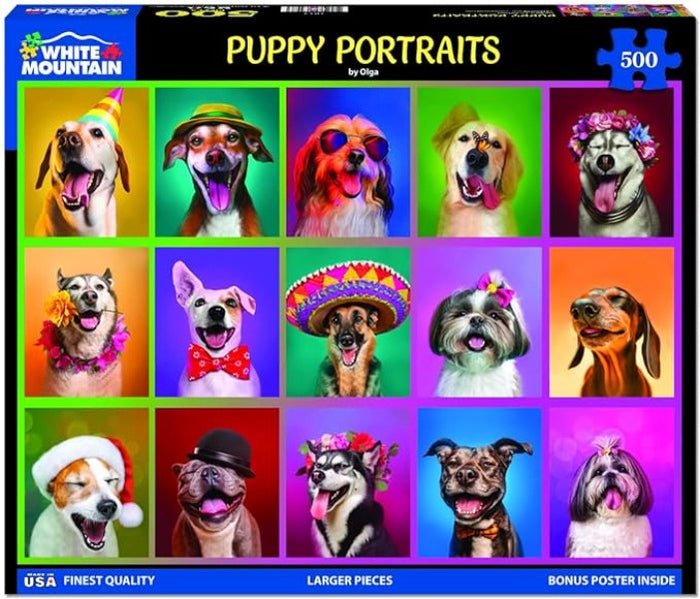 Puppy Portraits Puzzle