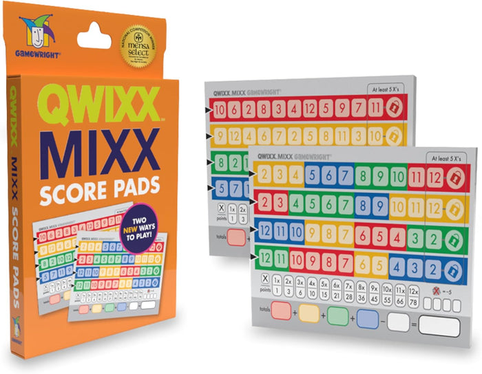 QWIXX MIXX Score Pad