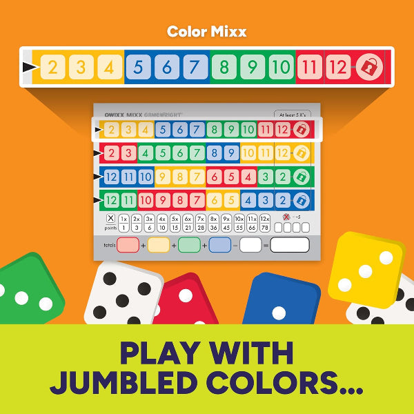 QWIXX MIXX Score Pad