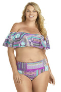 Raisins Curve Tortuga Flounce Top: