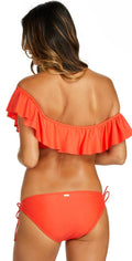 Raisins Sayulita Sweet Pea Tie Side Bottom in Red  Y710045-RED: