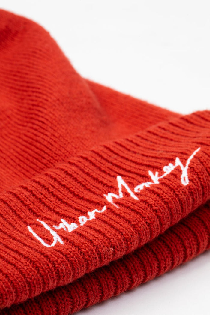 Red Beanie - Urban Monkey® - UM23SMB013_RD