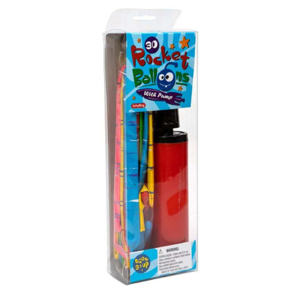 Rocket Balloons with Pump