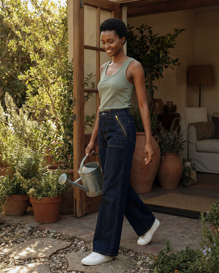 Rowan Wide Leg || Rinse