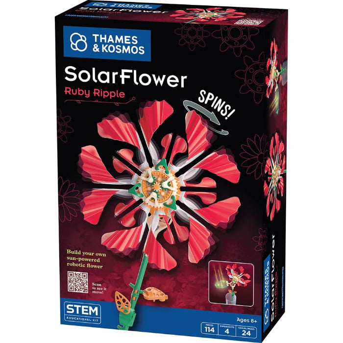 Ruby Ripple Solar Flower