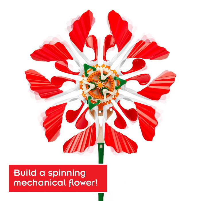 Ruby Ripple Solar Flower