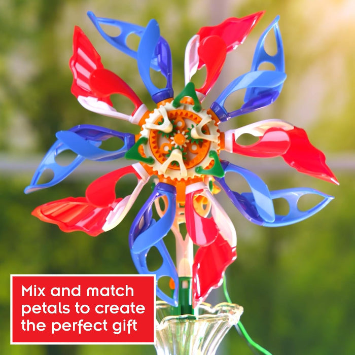 Ruby Ripple Solar Flower