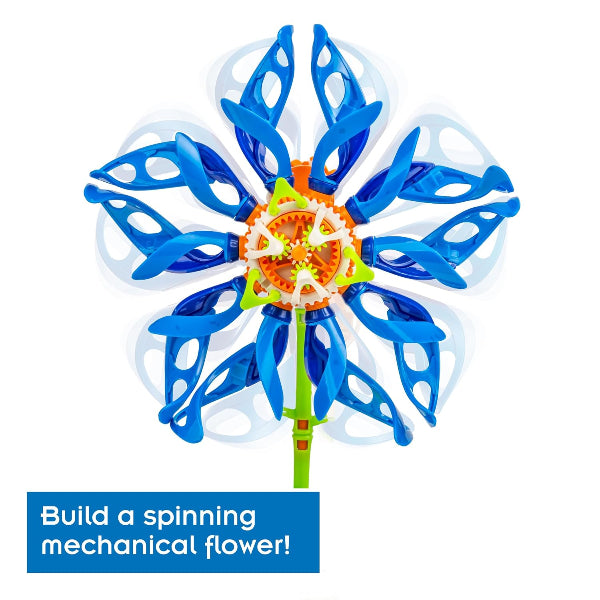 Sapphire Swirl Solar Flower